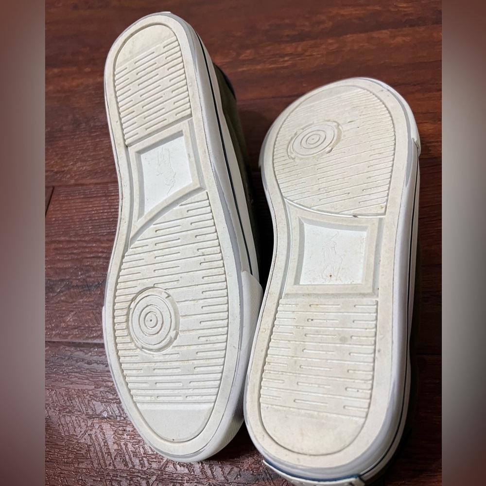 POLO RALPH LAUREN Big Boys Easten II Casual Sneakers from Finish Line Olive - Picture 6 of 8